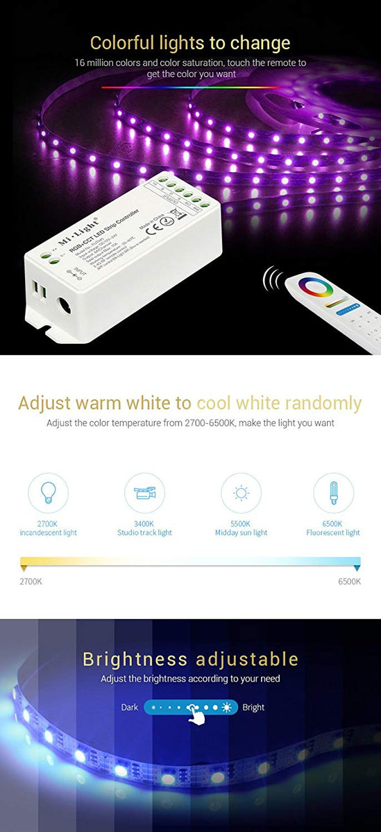 MiBoxer WiFi LED Controller – Steuere Deine RGB+CCT Beleuchtung Per App, Alexa Oder Google