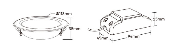 Miboxer 6W RGB+CCT LED Deckenlampen (FUT068)