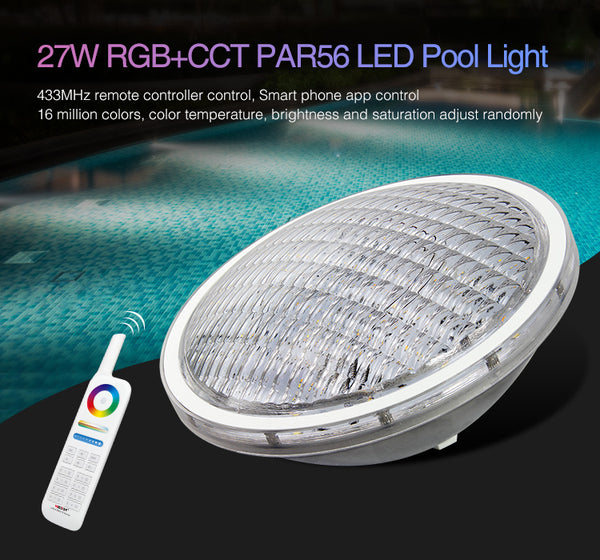 MiBoxer 15W RGB+CCT Wand-montiertes Unterwasserlicht LoRa 433MHz (UW01) - Miboxer Shop