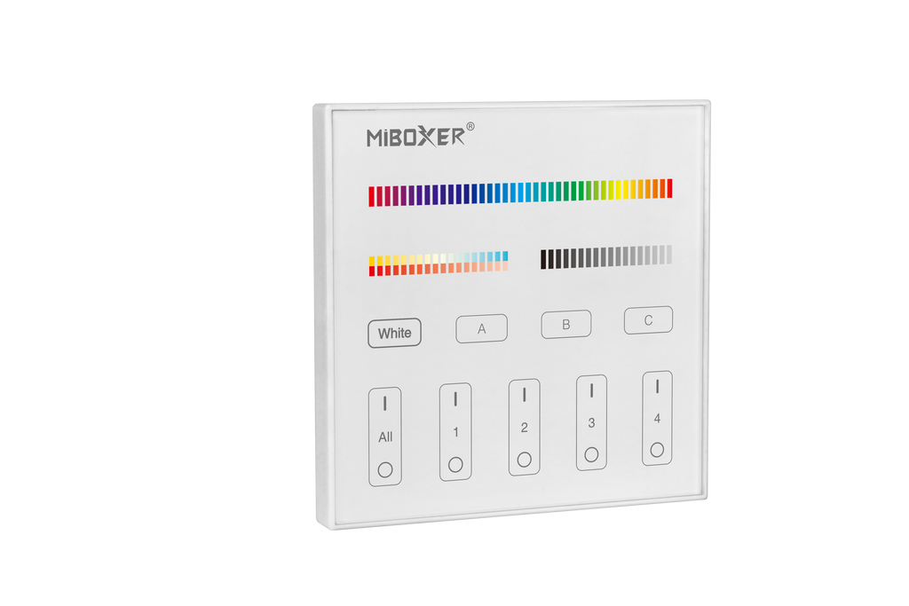 Miboxer DALI RGB/RGBW/RGBCCT 3-in-1-Touchpanel mit LED-Displa, DT8 (DP3S) - Miboxer Shop