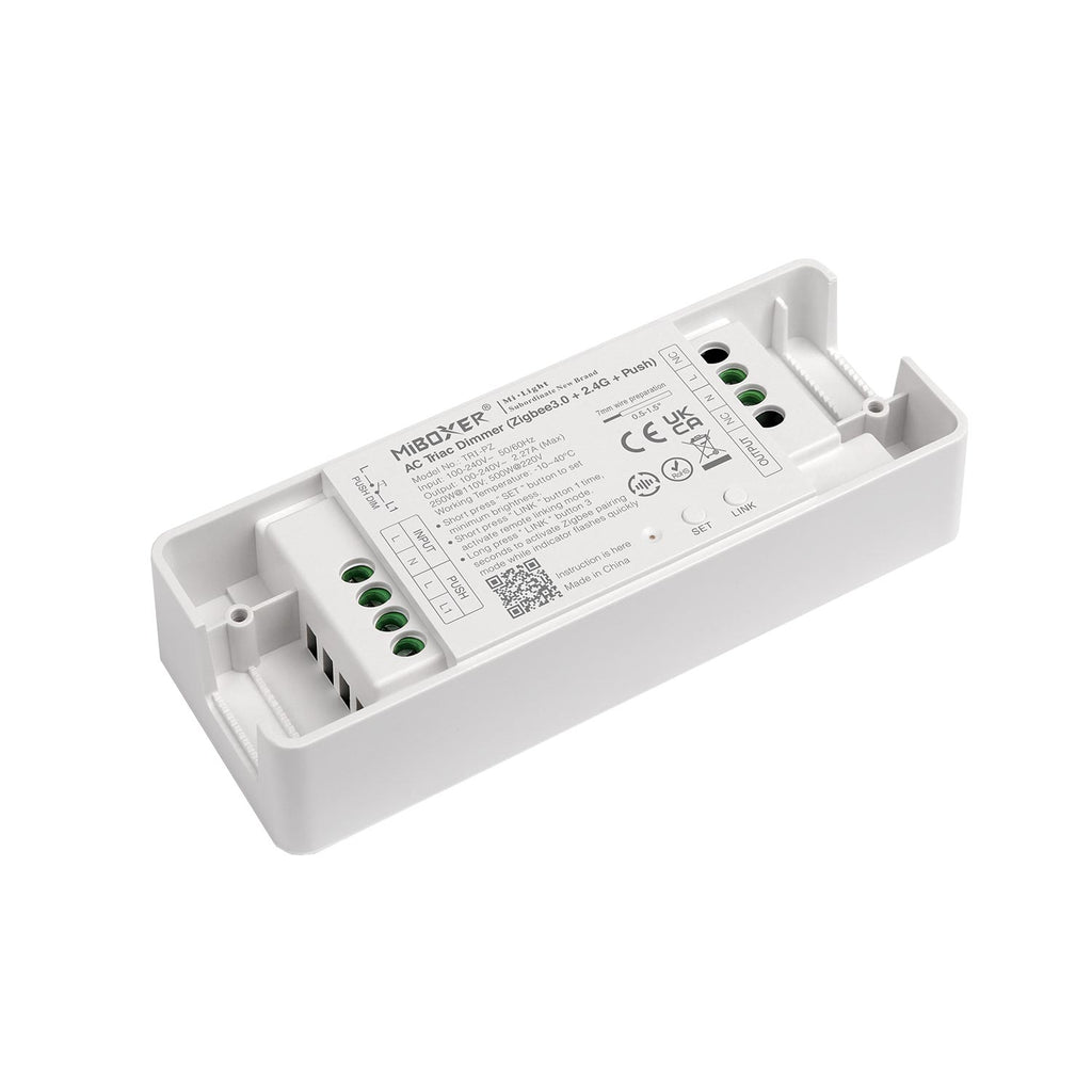 Miboxer  500 W AC-Triac-Dimmer Zigbee 3,0 + 2,4 GHz + Push ( TRI-PZ)