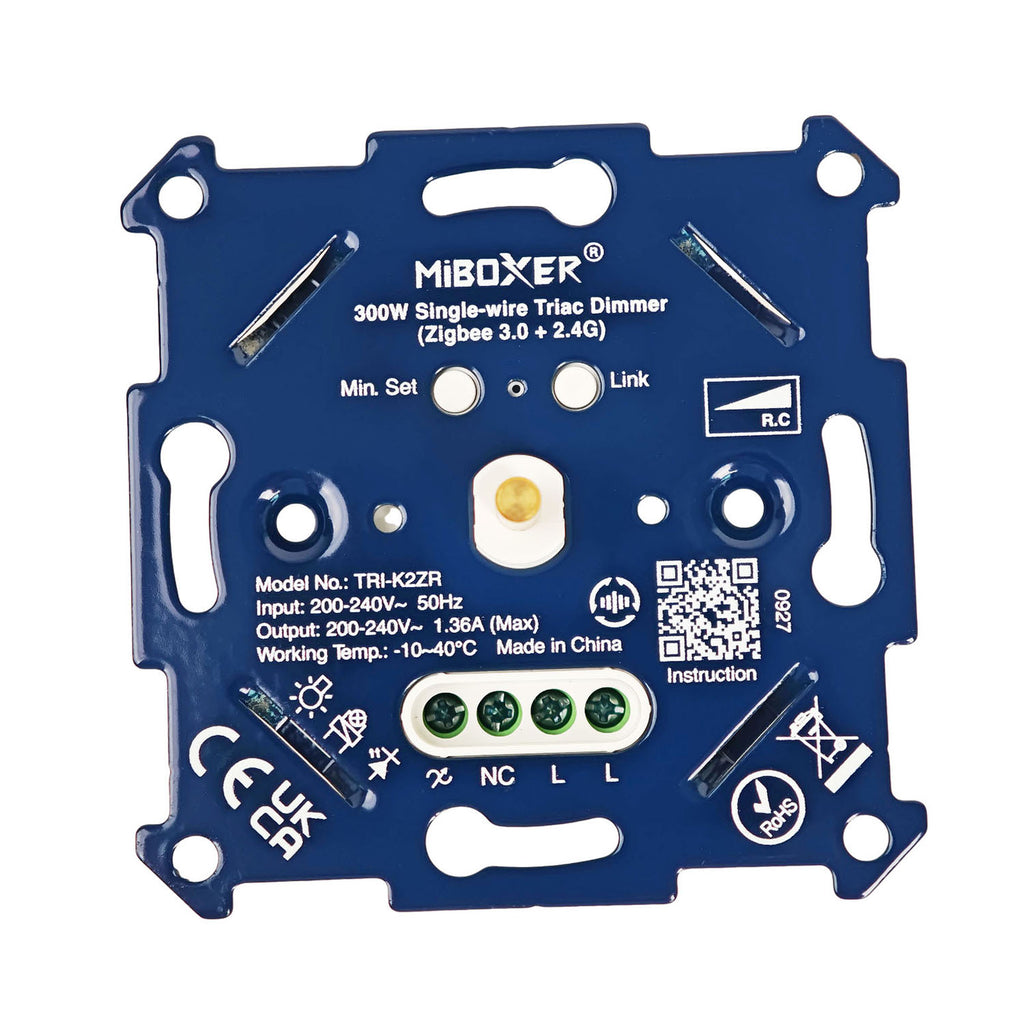 Miboxer Eindraht-Triac-Dimmer Zigbee 3.0 + 2.4G (TRI-K2ZR )