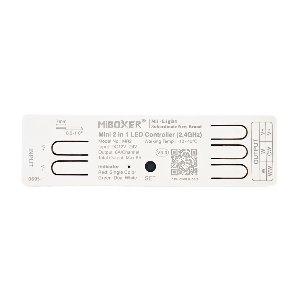 Miboxer Mini 2-in-1-LED-Controller 2.4GHz Ausgang max. 6 A ( MR2)