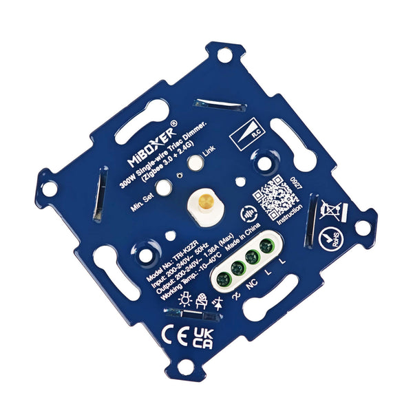 Miboxer Eindraht-Triac-Dimmer Zigbee 3.0 + 2.4G (TRI-K2ZR ) - Miboxer Shop