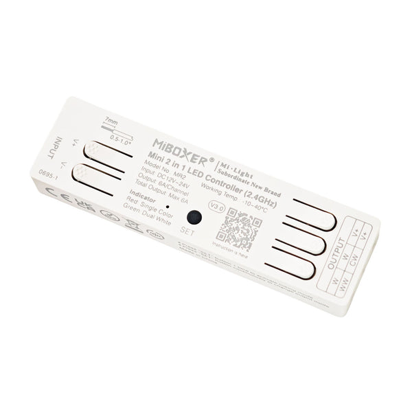 Miboxer Mini 2-in-1-LED-Controller 2.4GHz Ausgang max. 6 A ( MR2) - Miboxer Shop