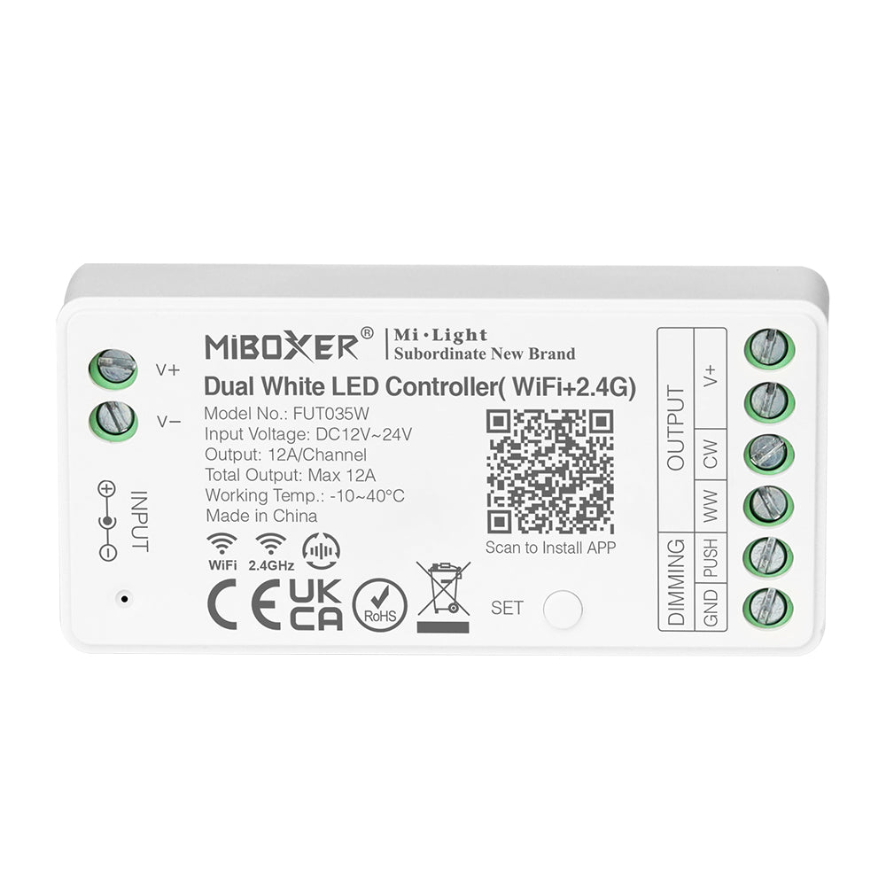 Miboxer Dual White WiFi LED Strip Controller(FUT035W) - Miboxer Shop