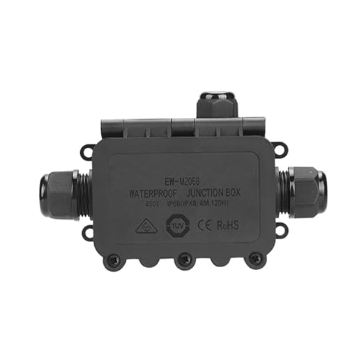 LIGHTEU®, Abzweigdose für den Außenbereich wasserdicht IP68, 3 Pin M20 für den Außenbereich elektrischer Kabelanschluss Drahtbereich Ø 5–9 mm Netzkabel externe Hülse Kupplungsschutzbox - Miboxer Shop
