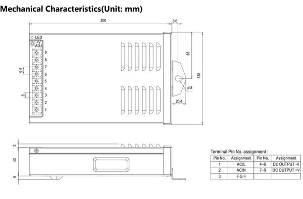 LIGHTEU SOSEN Transformator LED Netzteil Treiber  350W,24V IP54 Konstantspannung (SS-350E-24) - Miboxer Shop