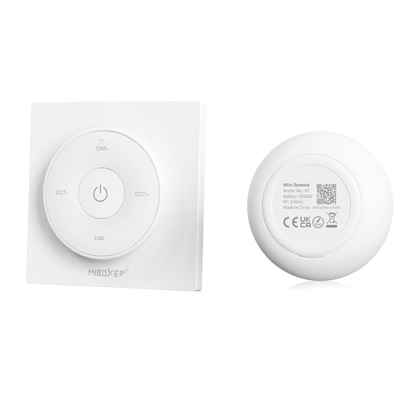 Miboxer 2,4 GHz Panel Fernbedienung mit Magnethalterung CCT (K2) - Miboxer Shop