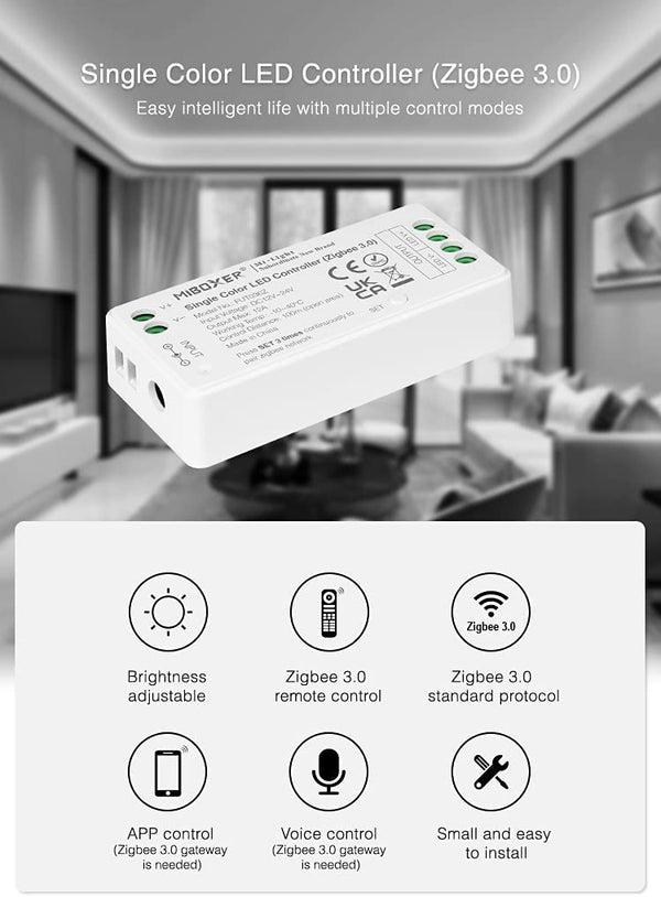 Miboxer Zigbee3.0 Dimmer einfarbiger LED-Streifencontroller (FUT036Z) - Miboxer Shop