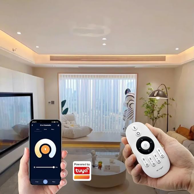 MiBoxer FUT037W WLAN LED Controller - RGB, Kompatibel Mit Alexa, Google, 12A