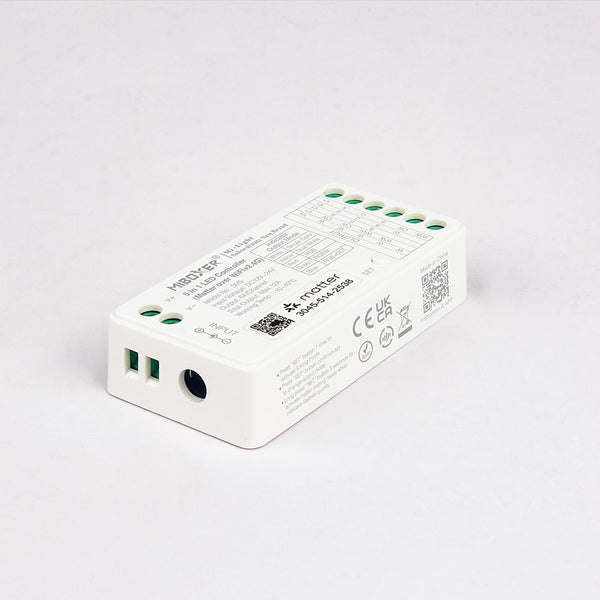 Miboxer Matter Over WiFi+2,4GHz DC12-24V 5in1 RGBCCT LED Controller Zertifiziertes Matter Unterstützt App Fernbedienung Matter Smarthome( SM5 )