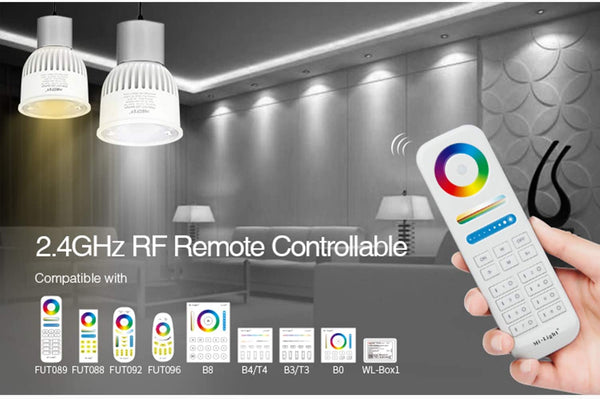 Miboxer 6W GU10 RGB+CCT LED 230V Spot light (FUT106) - Miboxer Shop