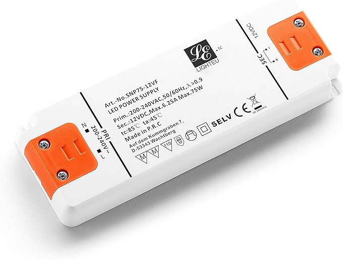 LIGHTEU 12V 75W LED Netzteil/LED Trafo（SNP75-12VF） - Miboxer Shop