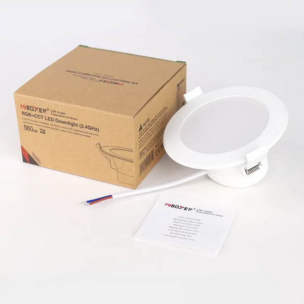 Miboxer 6W RGB+CCT LED-Downlight 2,4 GHz (FUT074) - Miboxer Shop