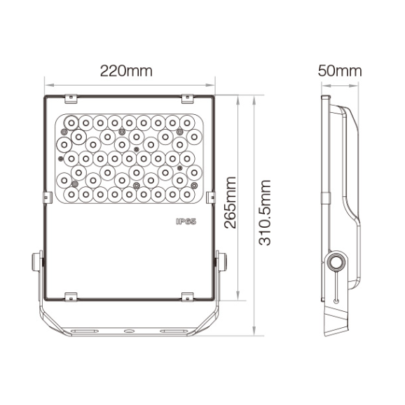 Miboxer 50W RGB+CCT LED Flutlicht DMX512 & RDM (D5-G50 ) - Miboxer Shop