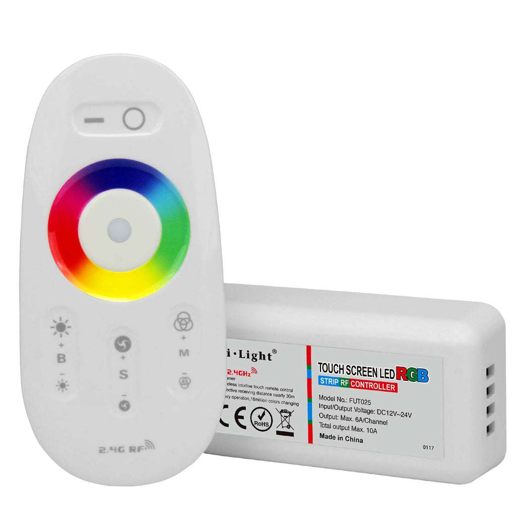 Miboxer 2.4 GHz RGB LED-Streifen Fernbedienung und LED Controller Set (FUT025) - Miboxer Shop