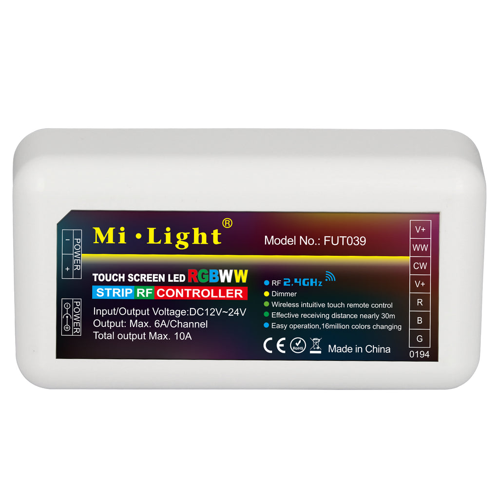 Miboxer 2.4GHz RGB+CCT LED Streifen Controller (FUT039) - Miboxer Shop