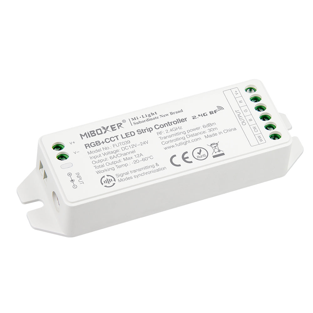 Miboxer DMX512 RGB+CCT LED Streifen Controller (FUTD02) - Miboxer Shop
