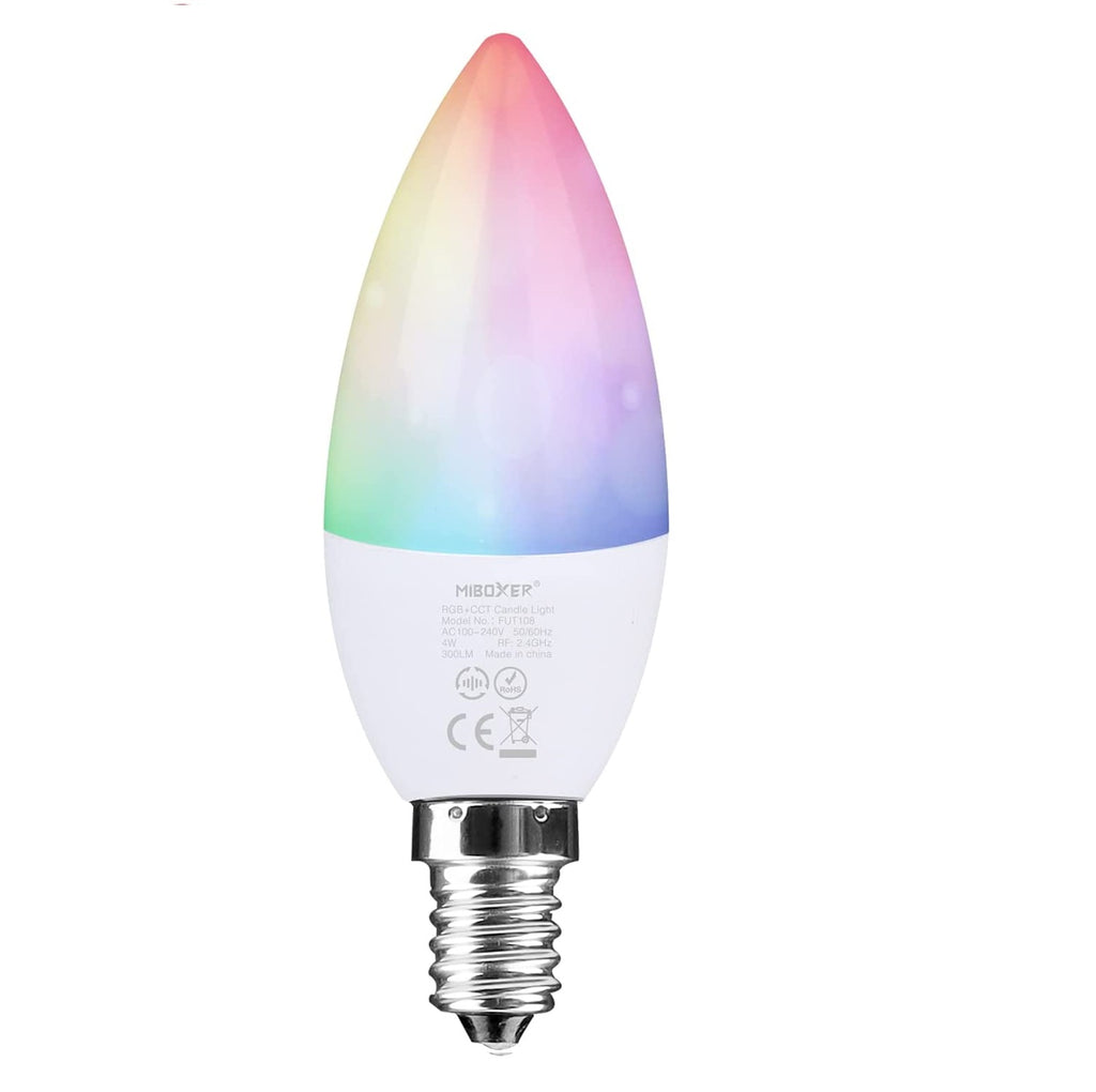 Miboxer 4W /E14 RGB+CCT LED Lampe (FUT108) - Miboxer Shop