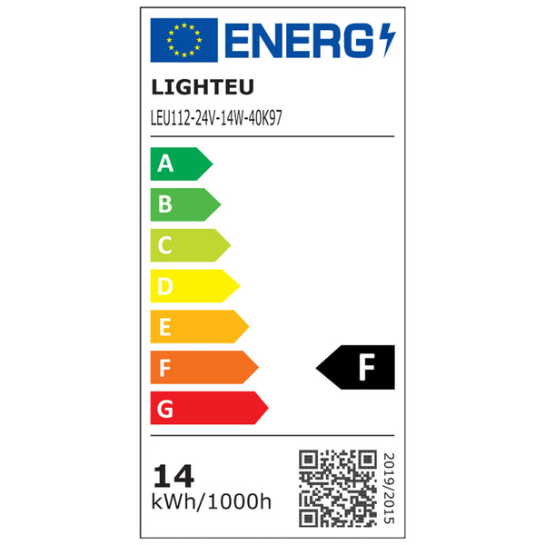 LIGHTEU 24V Strip 4000K,14W/m ,5 Meter(LEU112-24V-14W-40K97) - Miboxer Shop