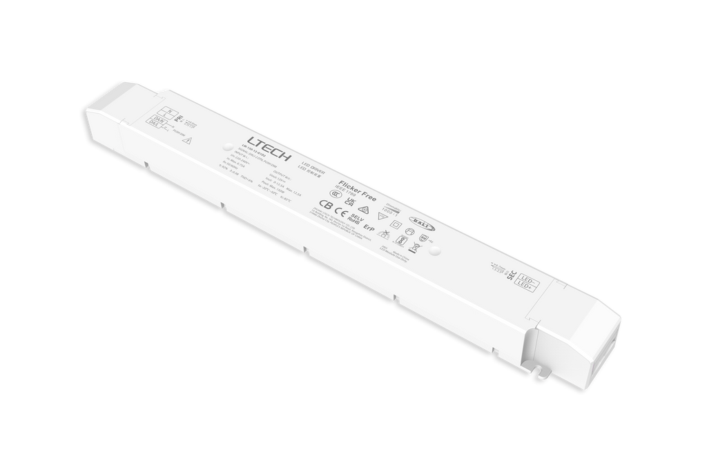 LTECH DALI 150W 12V DC LED Intelligenter Treiber Konstantspannung Dimmbares Transformator-Netzteil Push Dim (LM-150-12-G1D2） - Miboxer Shop