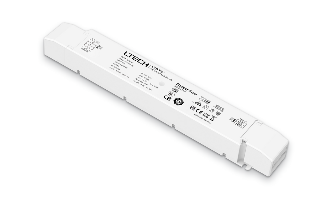 LTECH 75W 12V  TRIAC LED-dimmbares Treiber Transformator Netzteil（LM-75-12-G1T2） - Miboxer Shop