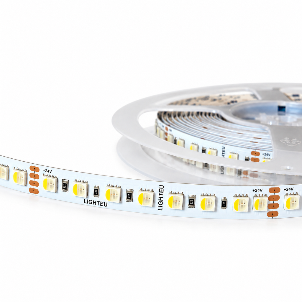 LIGHTEU RGBW LED RGB+2700K 112 LEDs/m 5 Meter 12mm (LEU112-24V-RGB-27K98) - Miboxer Shop