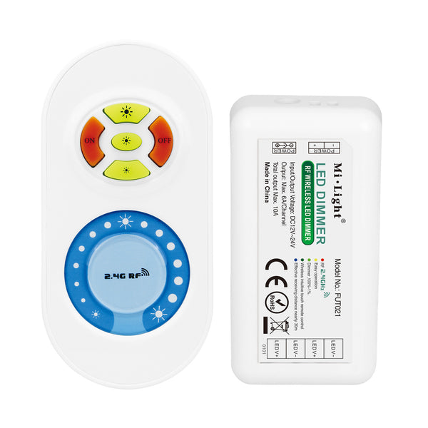 Miboxer 5 key+touch 2 CCT Set Dual weiss Streifen Control System (FUT022) - Miboxer Shop