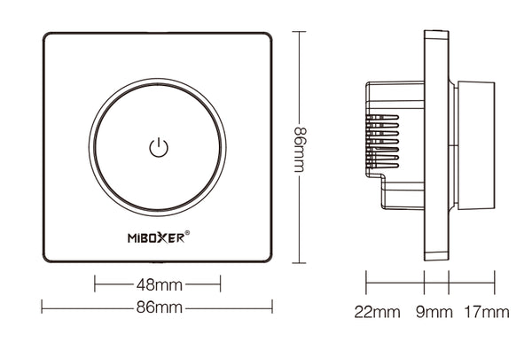 Miboxer Rotierender Triac-Dimmer (WiFi + 2,4 GHz) - Miboxer Shop