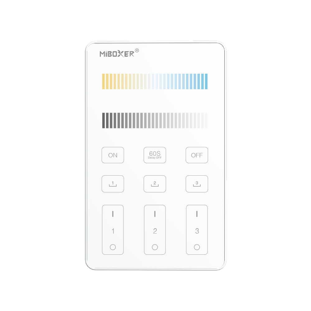 Miboxer 3-Zone Panel Remote Color Temperature （U2）